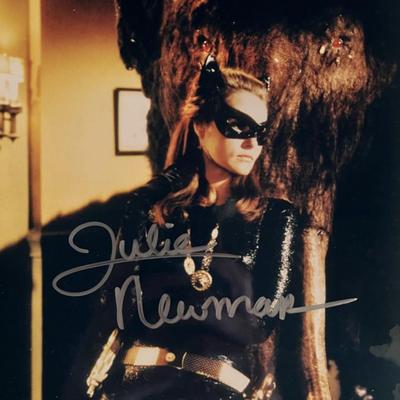 Batman Julie Newmar signed photo