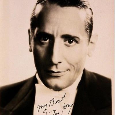 Victor Jory signed portrait photo 