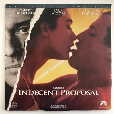 Robert Redford Indecent Proposal signed laser disc. GFA Authenticated