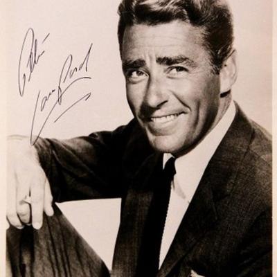 Peter Lawford signed portrait photo 