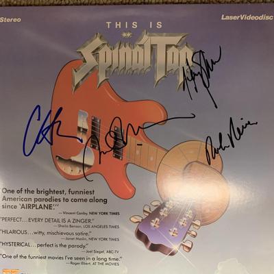 This Is Spinal Tap cast signed laser disc. GFA Authenticated