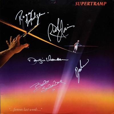 Supertramp signed Famous Last Words  album