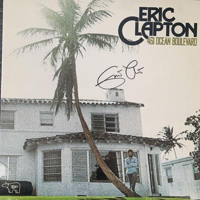 Eric Clapton 461 Ocean Boulevard signed album