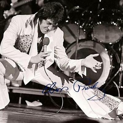Elvis Presley facsimile signed photo reprint 