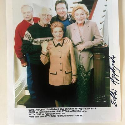 The Patty Duke Reunion Movie Eddie Applegate signed photo