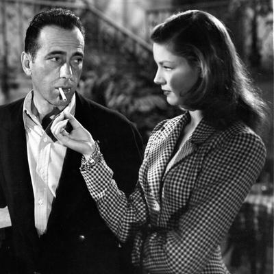 Humphrey Bogart and Lauren Bacall reprint photo