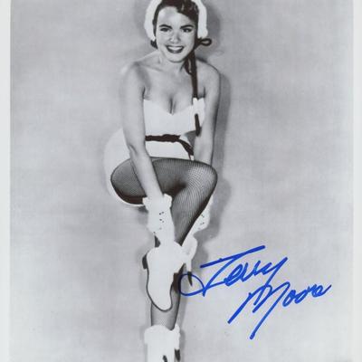 Terry Moore signed photo