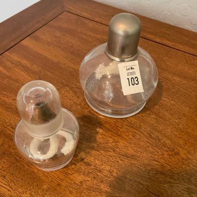 Vintage small oil lamps