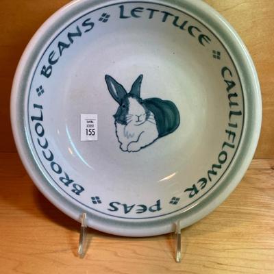 Large cute bowl with Rabbit