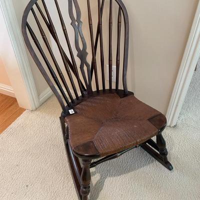 Sweet childs fiddleback rocking chair
