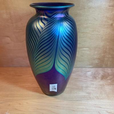 Lundberg Studio Art Glass vase