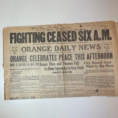 World War 1 newspapers