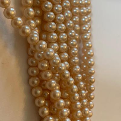 Ciner Twisted Pearl Chocker In Box