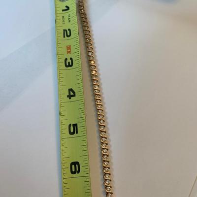 7” 14k Gold / Diamonds Tennis Bracelet