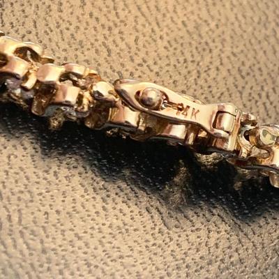 7” 14k Gold / Diamonds Tennis Bracelet
