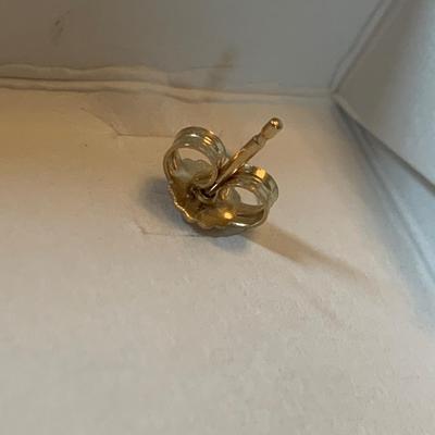 14k Gold Amber Earrings