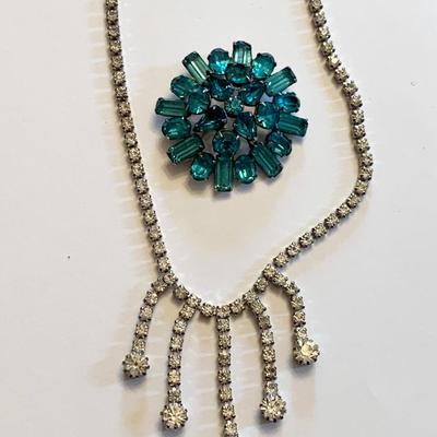 Vintage Rhinestone Jewelry Lot