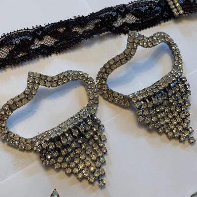 Vintage Rhinestone Jewelry Lot