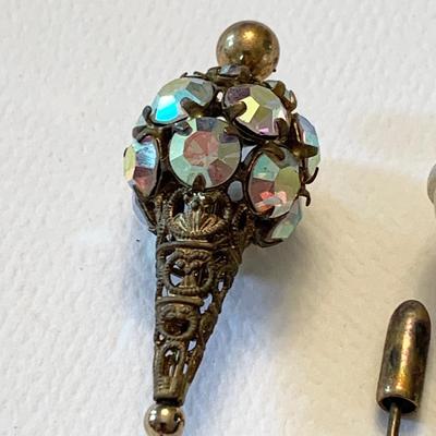 Antique Hat Pin Stick Pins Lot