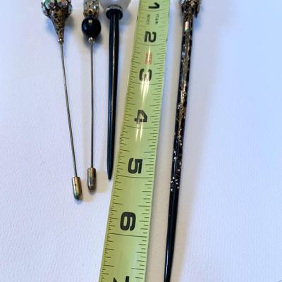 Antique Hat Pin Stick Pins Lot