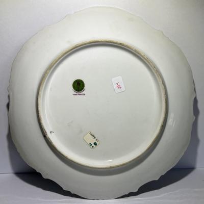 Limoges France Hand Painted Flying Geese/Duck Porcelain 10" Plate as Pictured.