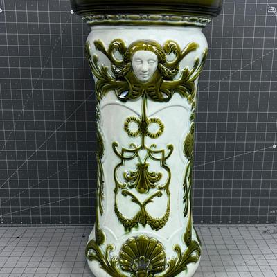 Majolica FERN STAND Jardinière Pedestal