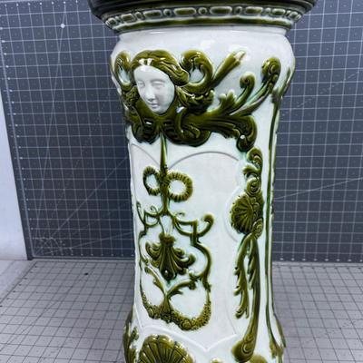 Majolica FERN STAND Jardinière Pedestal