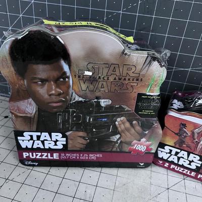 (2) Star Wars Puzzles In Collector Tins