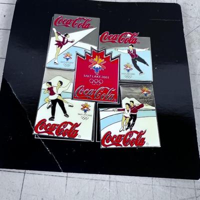 (2) 2002 Coca-Cola Olympic Pin Sets 