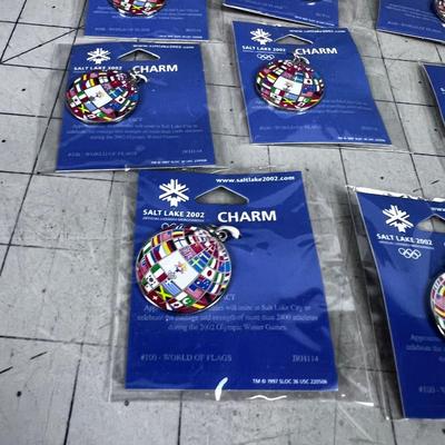 World of Flags Charms. SALT LAKE 2002 OLYMPICS 