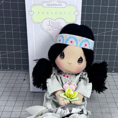 PRECIOUS Moments Last Forever - Wannie Native American Doll with Original Box.