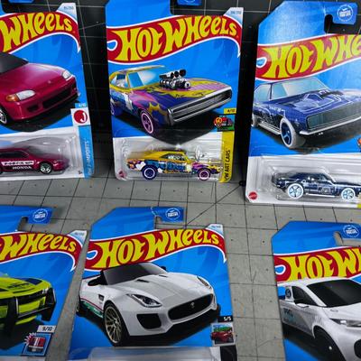 (7) HOT WHEELS New on the Card