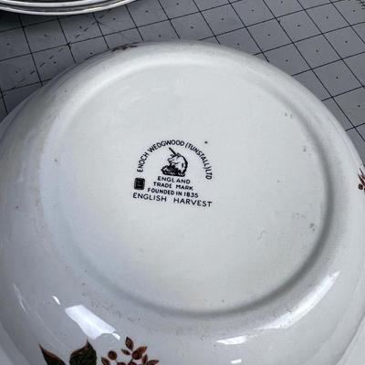 Enoch Wedgewood "English Harvest" Partial China Set 
