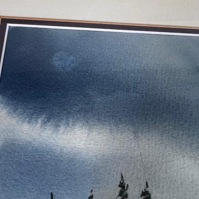 Large, Port Blakely Washington, Watercolor NICE! Ian Ramsay Artist
