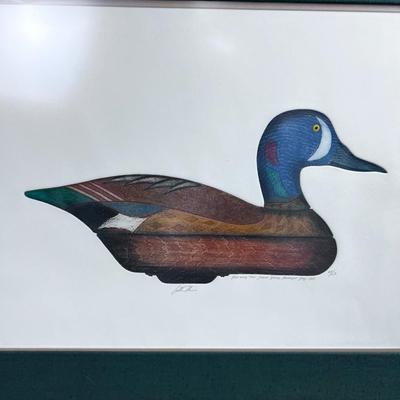 Pair of Decoy Duck Prints, Limited Edition