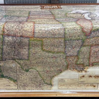 National Geographic Wall Map of The United States