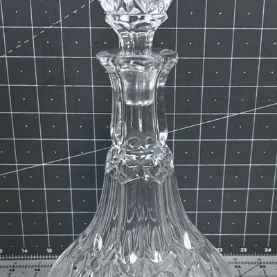 Crystal Decanter with Topper