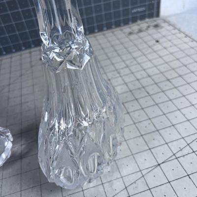 Crystal Decanter with Topper
