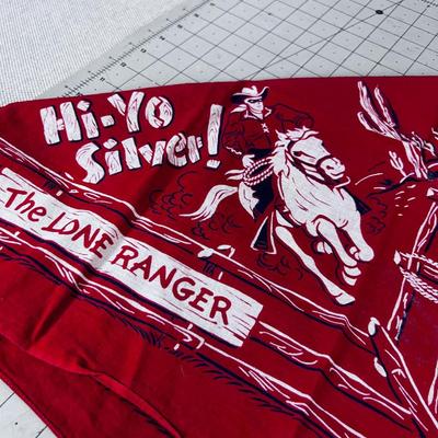 Pair of Lone Ranger Handkerchiefs Bandana's