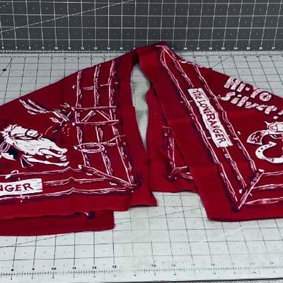 Pair of Lone Ranger Handkerchiefs Bandana's