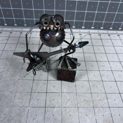 Metal Guitar Playing Frog