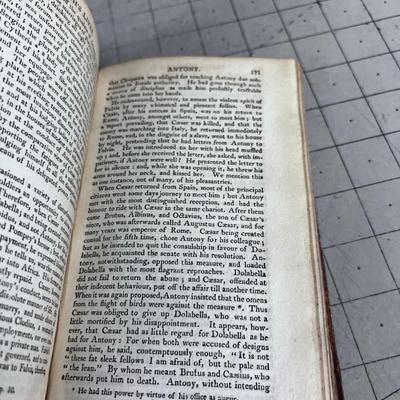 Plutarch's Lives Six Volume Set Dated 1805