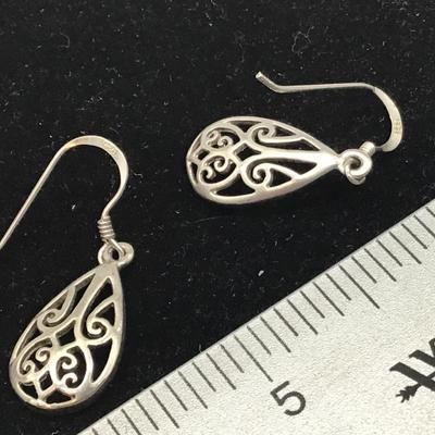925 Silver Dangling Earrings