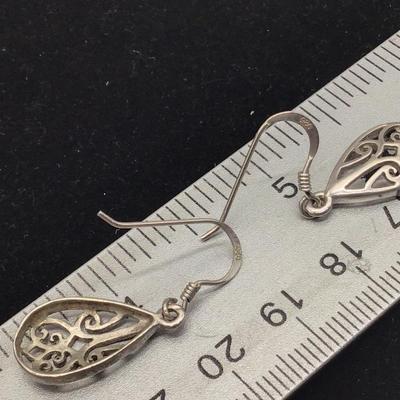 925 Silver Dangling Earrings