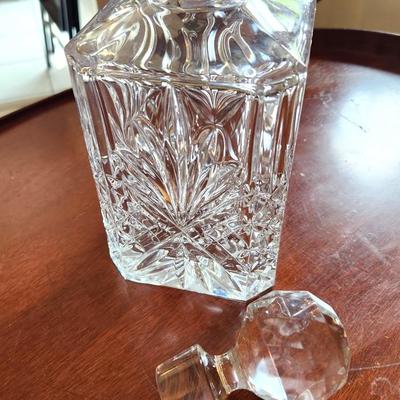 Lot #90 Pretty Liquor Decanter - glass stopper