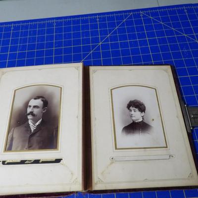 Antique Photo Album with Photos