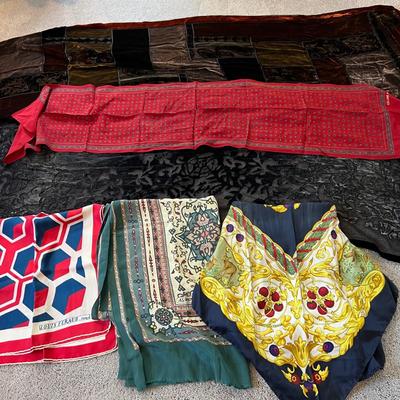 6 Piece Lot Womens Designer Scarf Lot