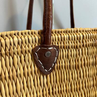 Large Woven “French Market Tote”