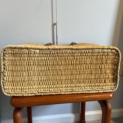 Large Woven “French Market Tote”