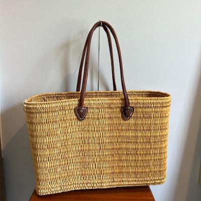 Large Woven “French Market Tote”
